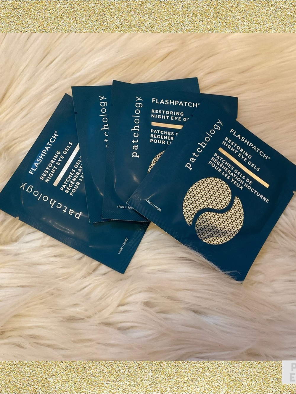 Patchology Flashpatch Restoring Night Eye Gels - New x4 Pairs